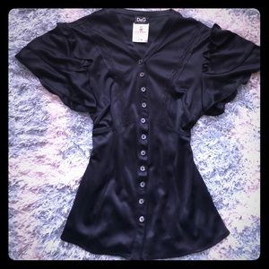 Authentic Dolce & Gabbana ruffled sleeve shirt
